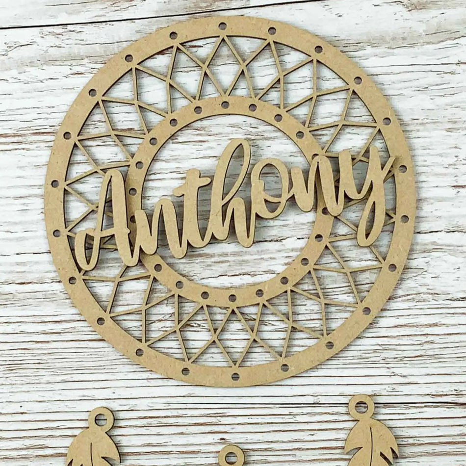 Personalised Mandala Dreamcatcher Kit