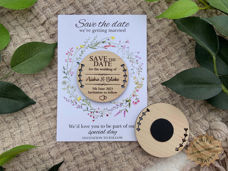 Custom Wedding Save the Date