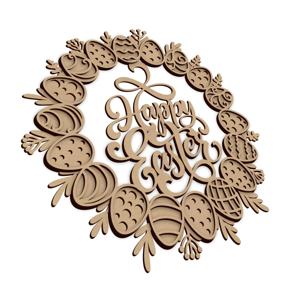 Easter Egg Wreath