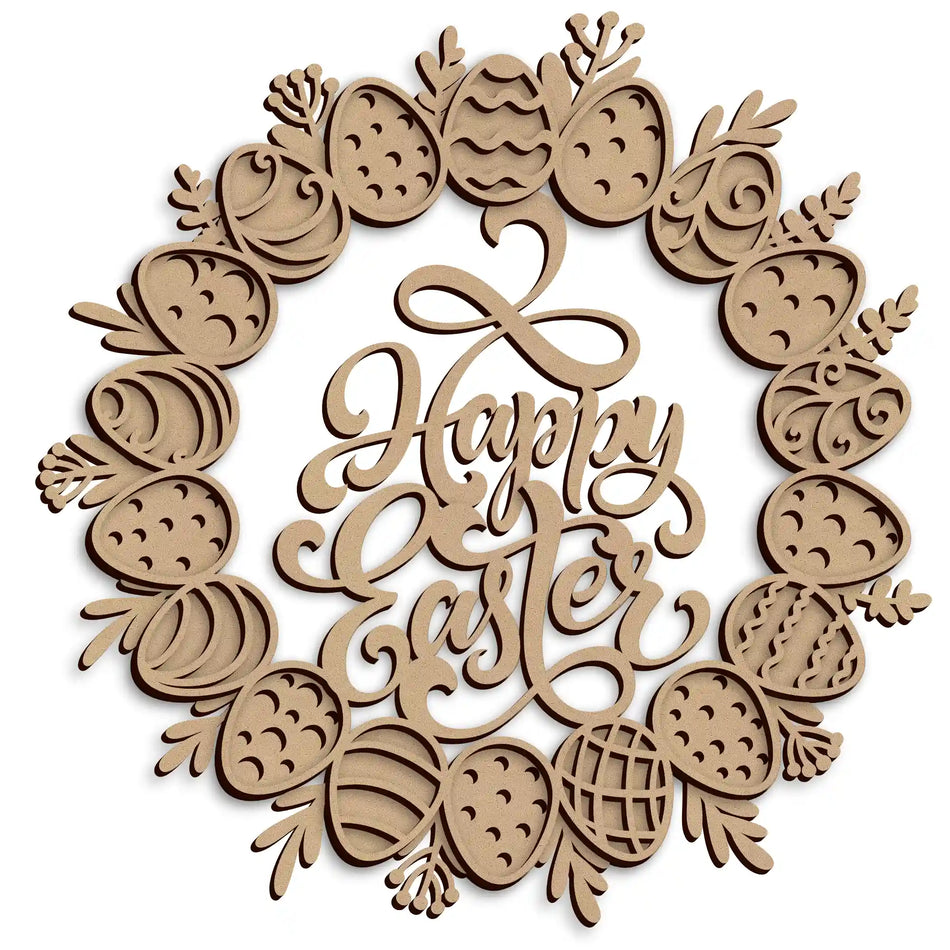 Easter Egg Wreath
