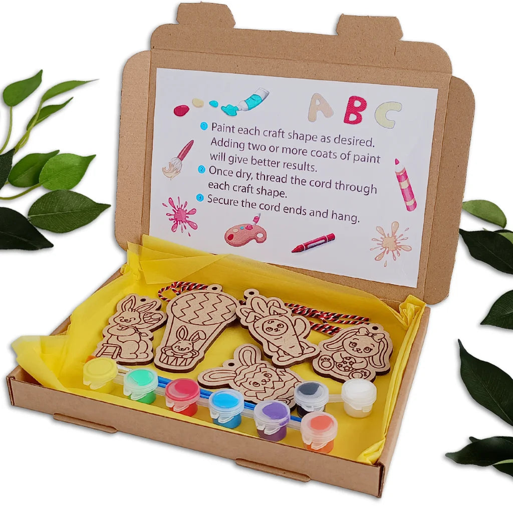 Wooden craft kit for painting