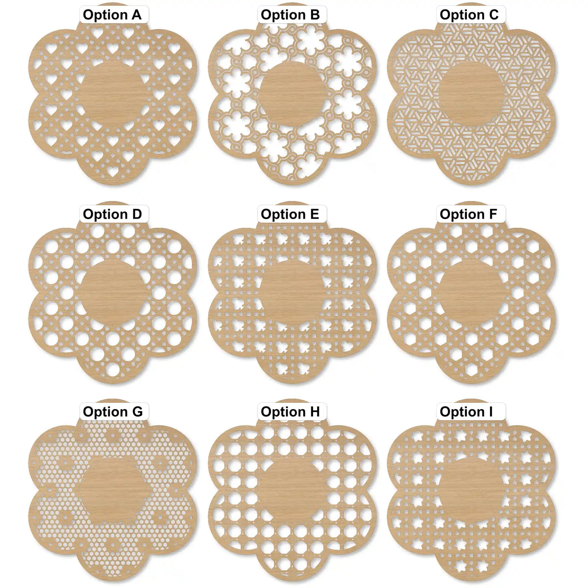 elegant rattan flower patterns