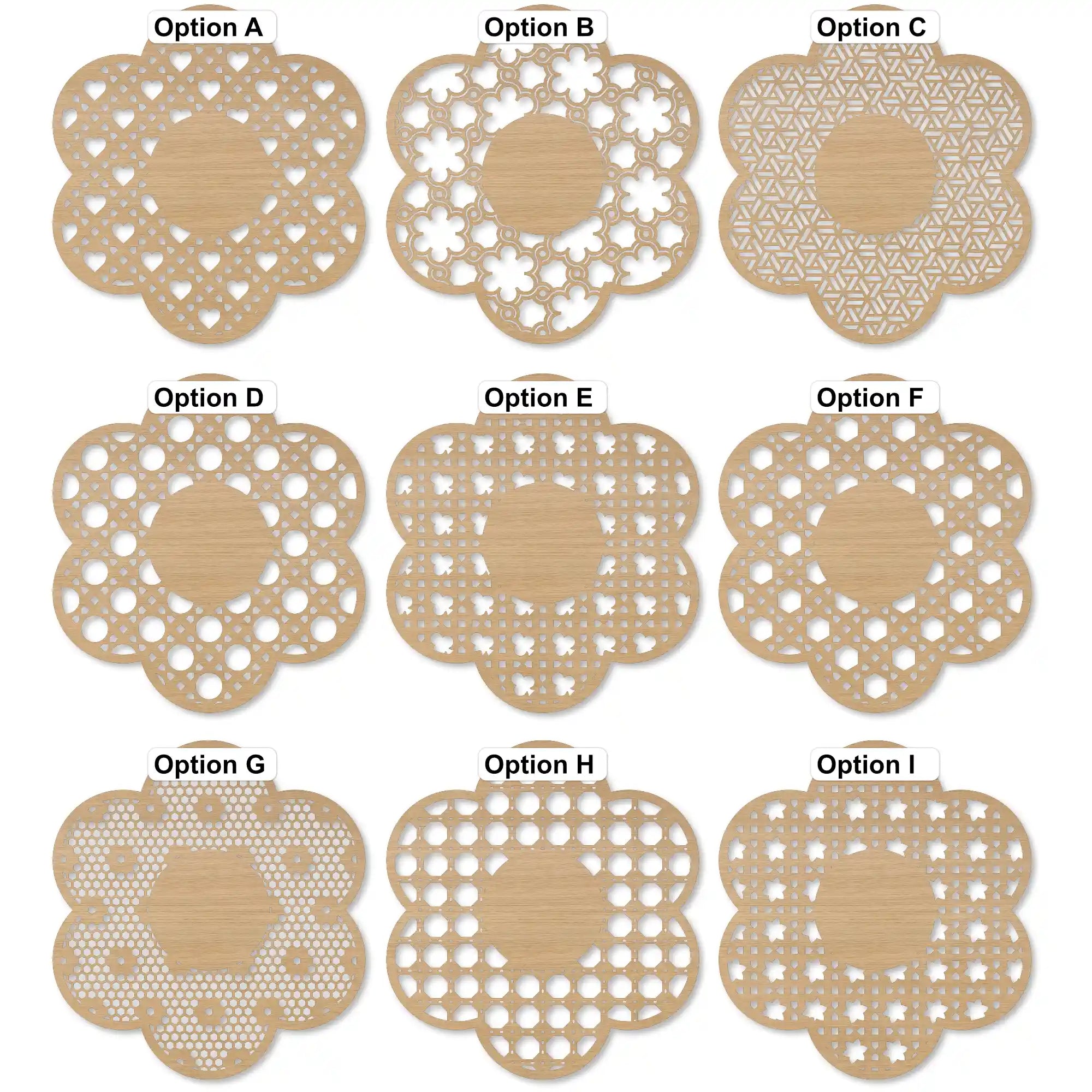 elegant rattan flower patterns