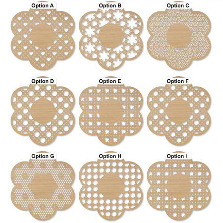 elegant rattan flower patterns