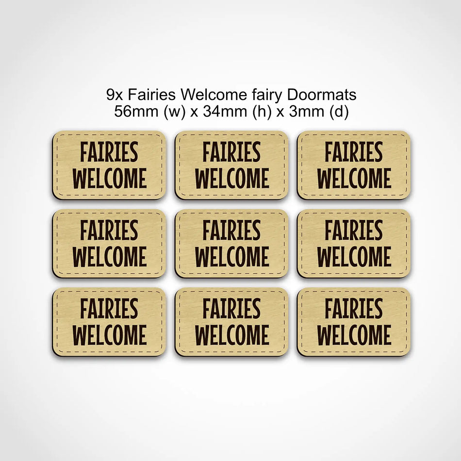 Fairies Welcome Door Mats