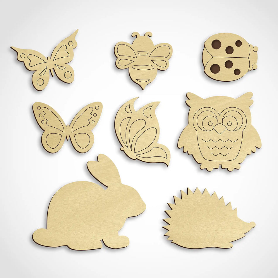 Fairy Garden Animal Craft Shapes
