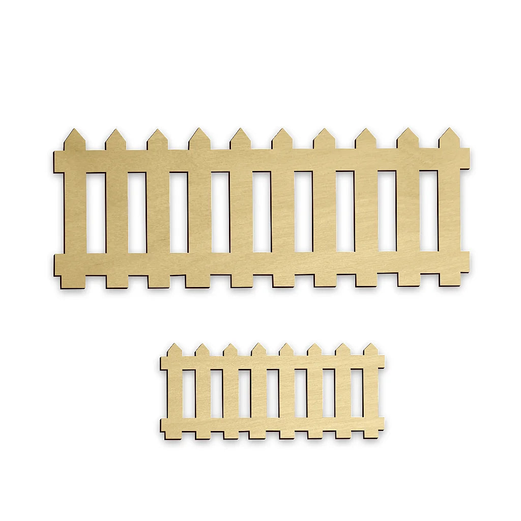 Fairy Garden Picket Fence - Whimsical Fairy and Doll House Accessories