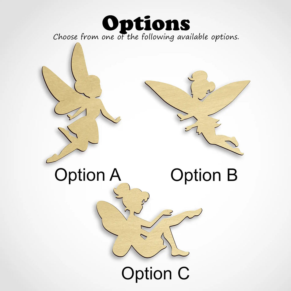Fairy Silhouette Craft Shapes
