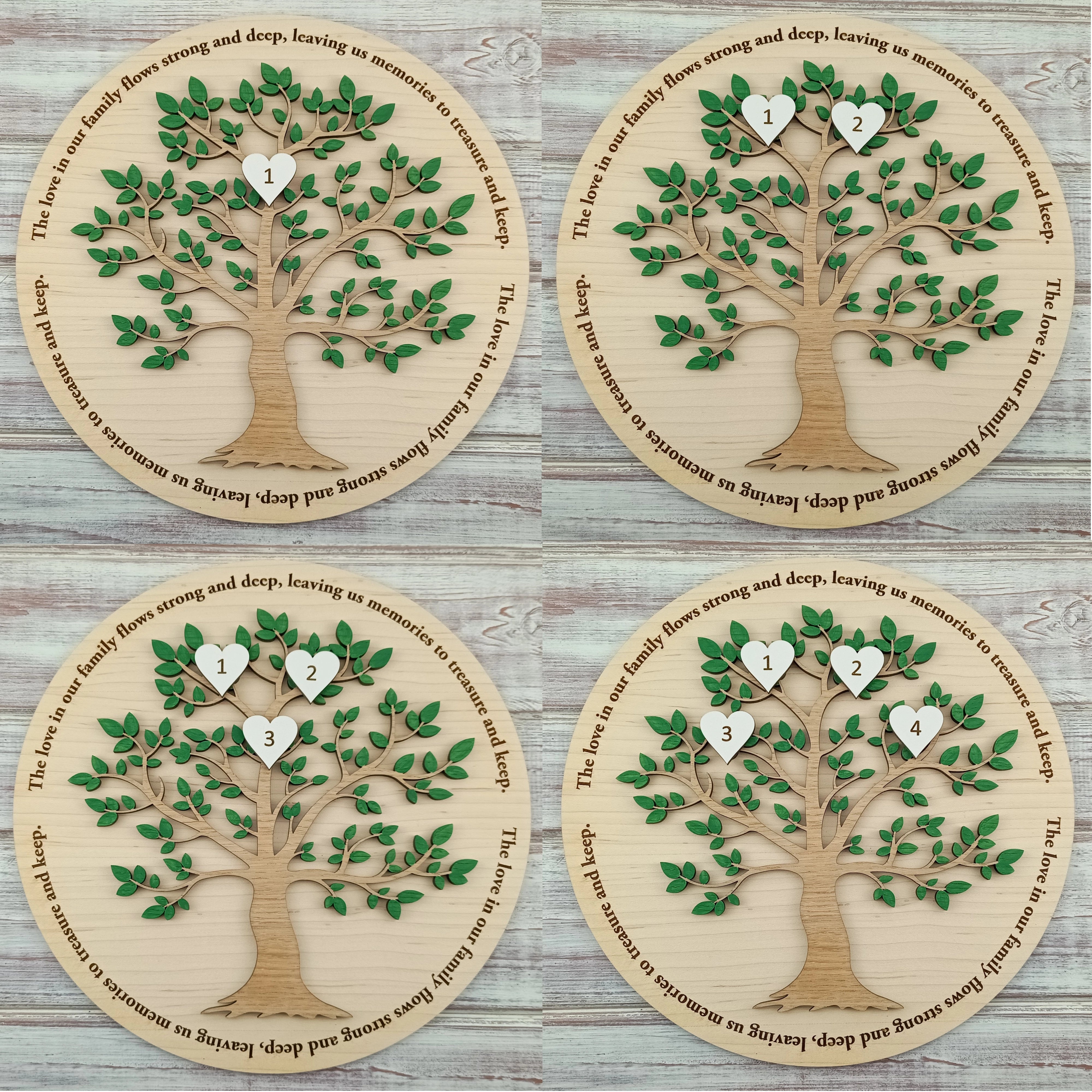 Custom Wooden Family Tree Gifts