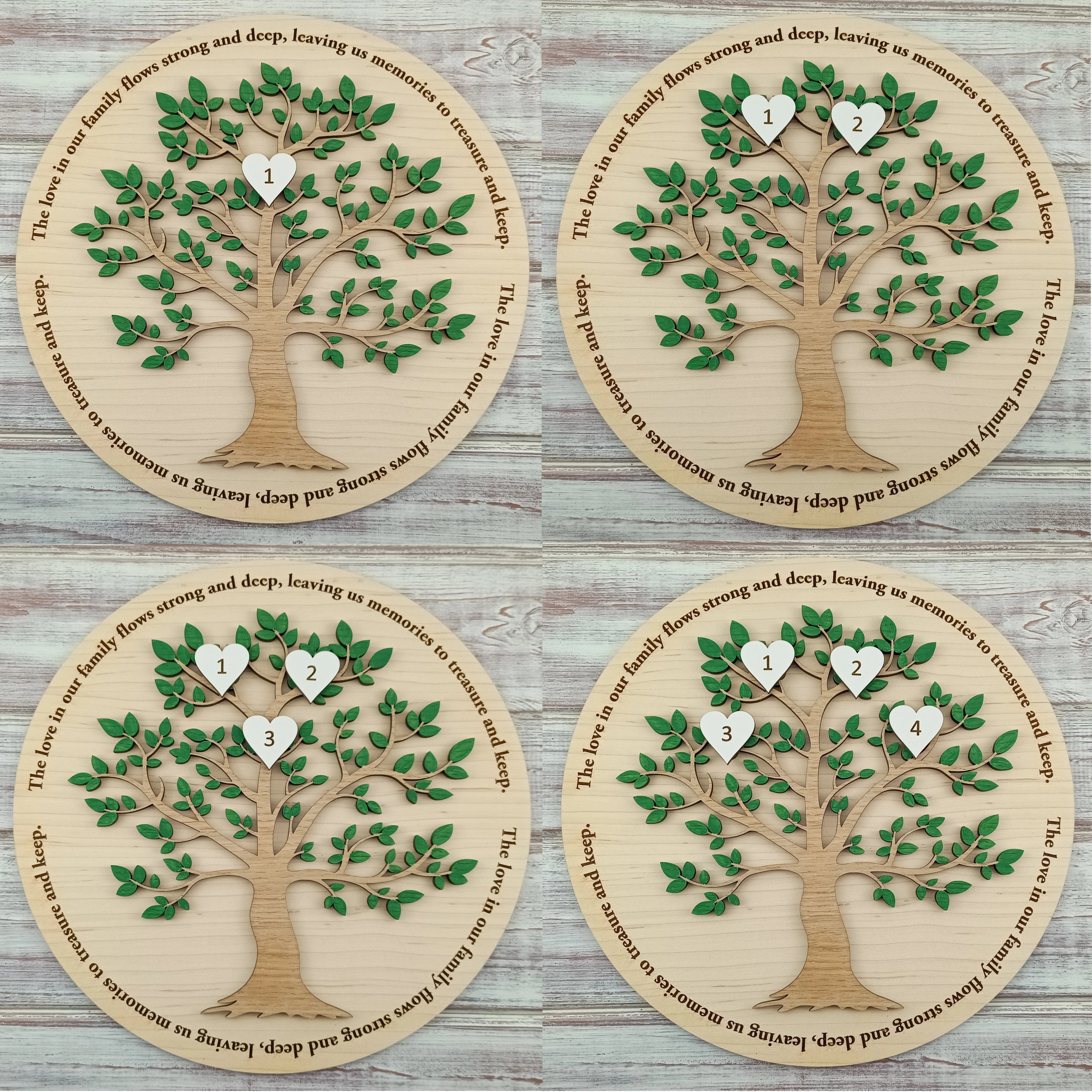 Custom Wooden Family Tree Gifts