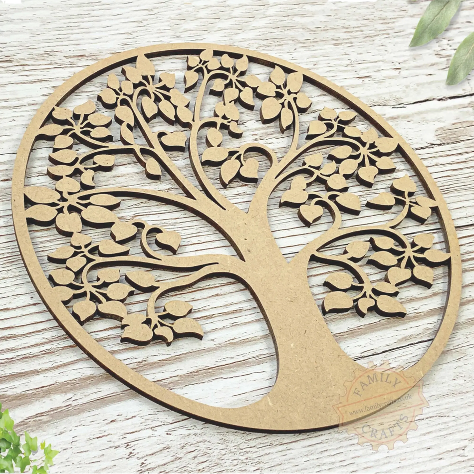Tree of Life Family Tree Craft Shape