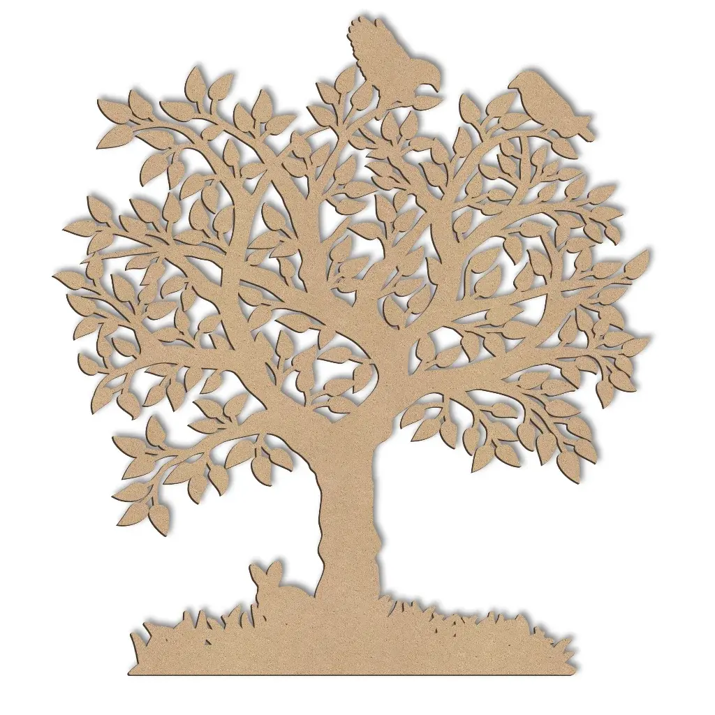 Family Tree with Birds