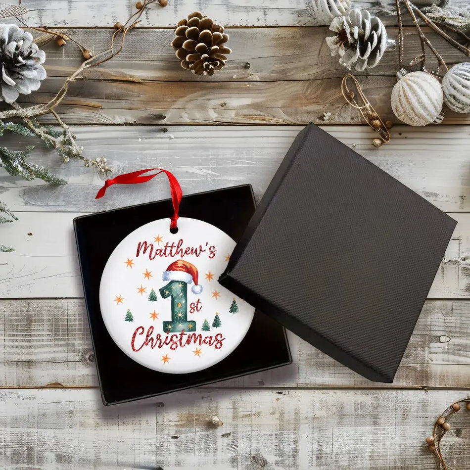 Personalised Baby's First Milestone Ornament