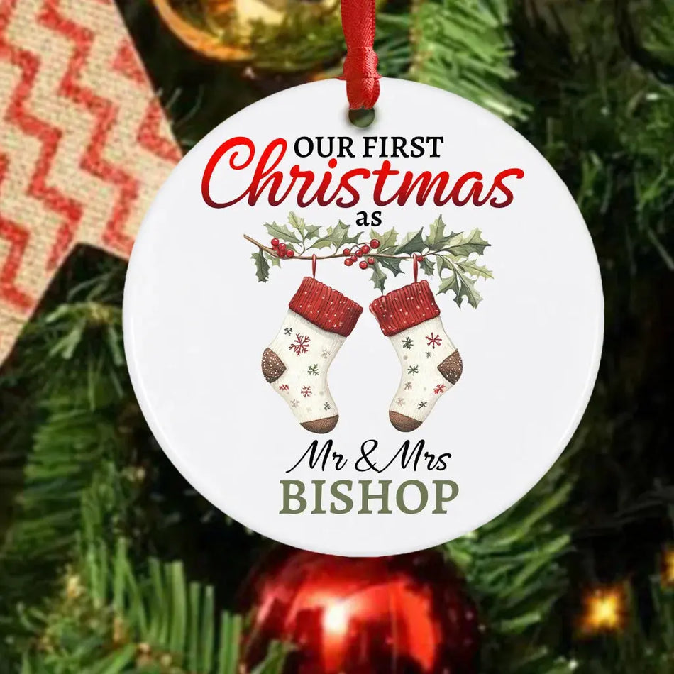 First Christmas as Mr and Mrs Bauble