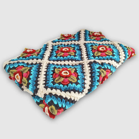 Handmade Knitted Throw
