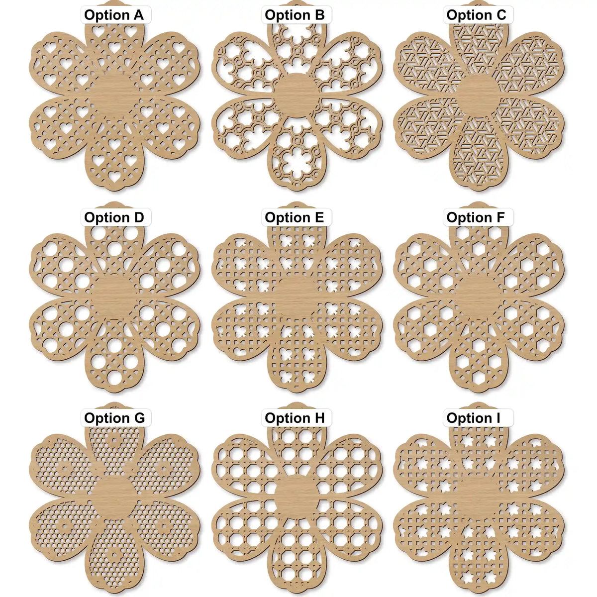 floral rattan sign patterns