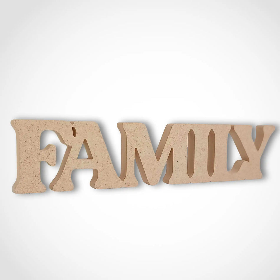 Family Word Freestanding Sign