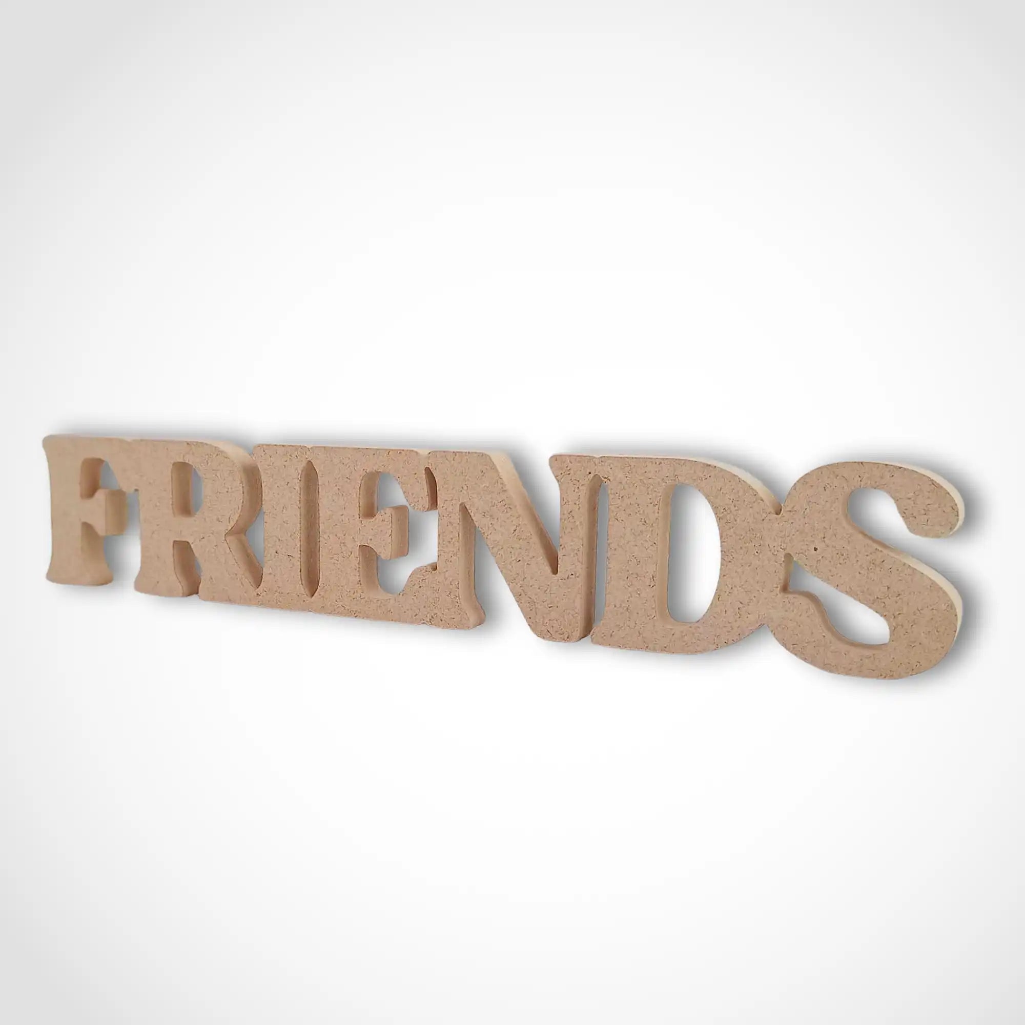 Freestanding Friends Word Craft Shape