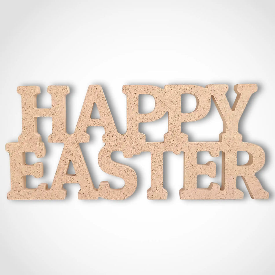 Freestanding Happy Easter Word Craft Shape