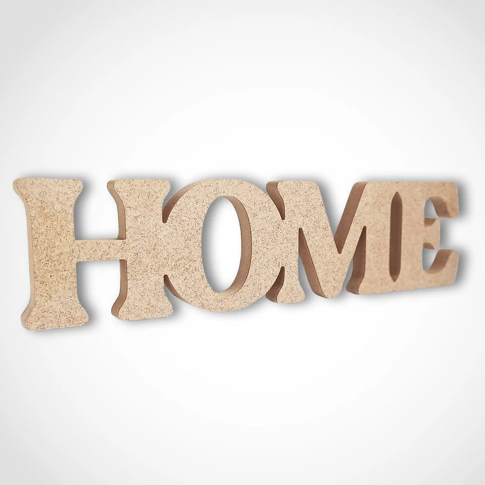 Freestanding Home Word Art