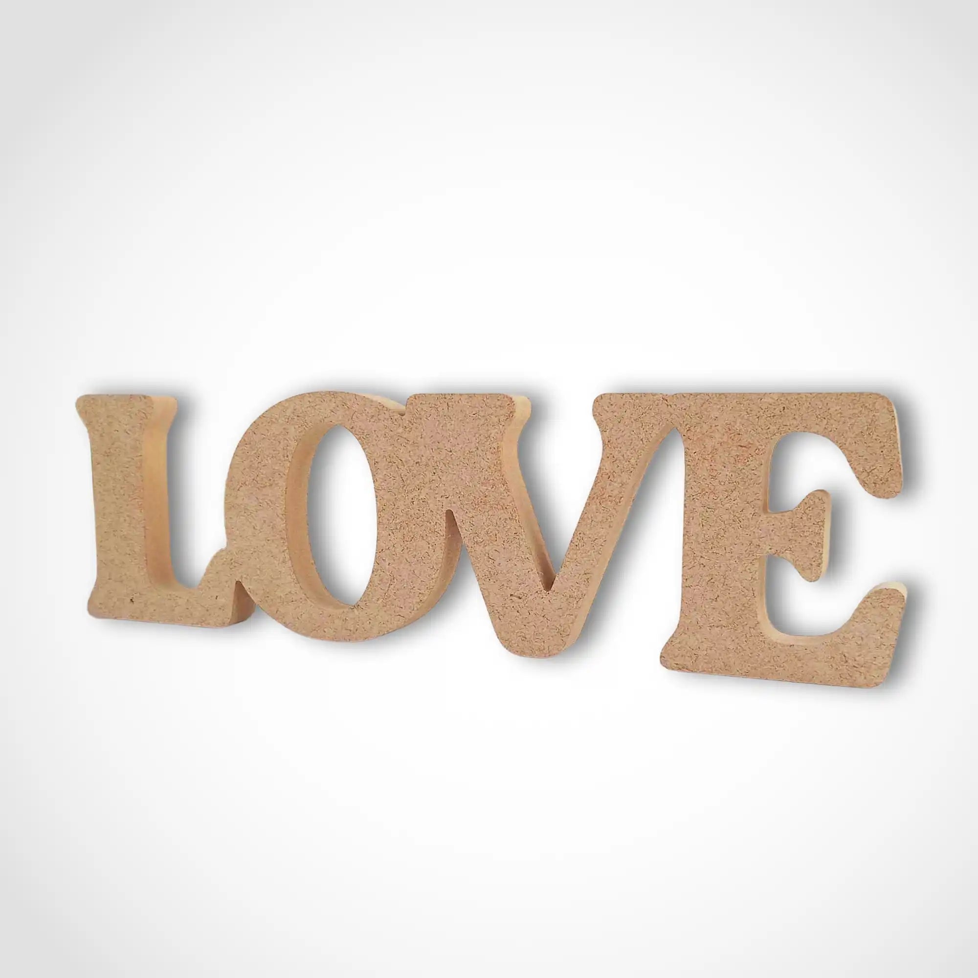 Standalone Love Sign Plaque