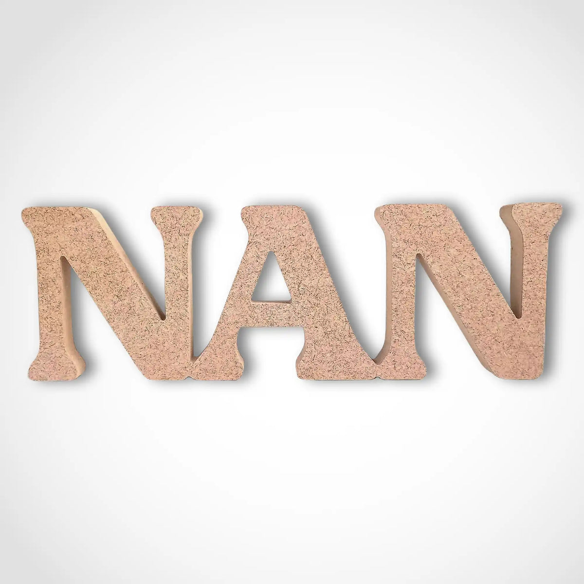 Freestanding Nan Word Art