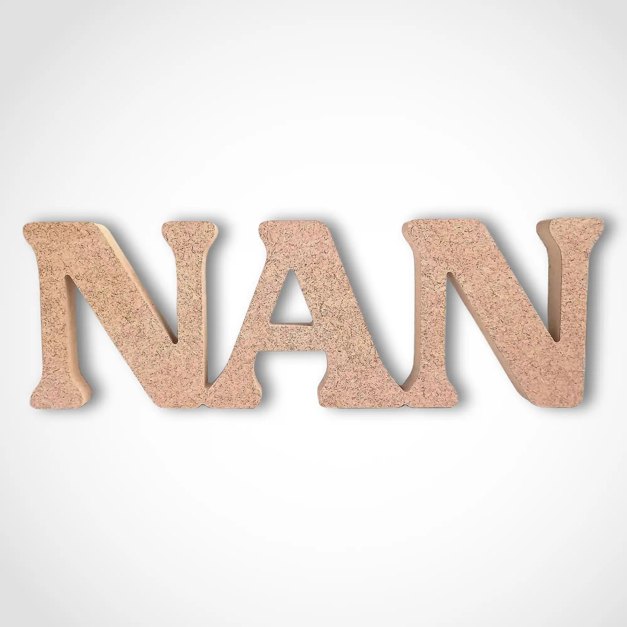 Freestanding Nan Word Art