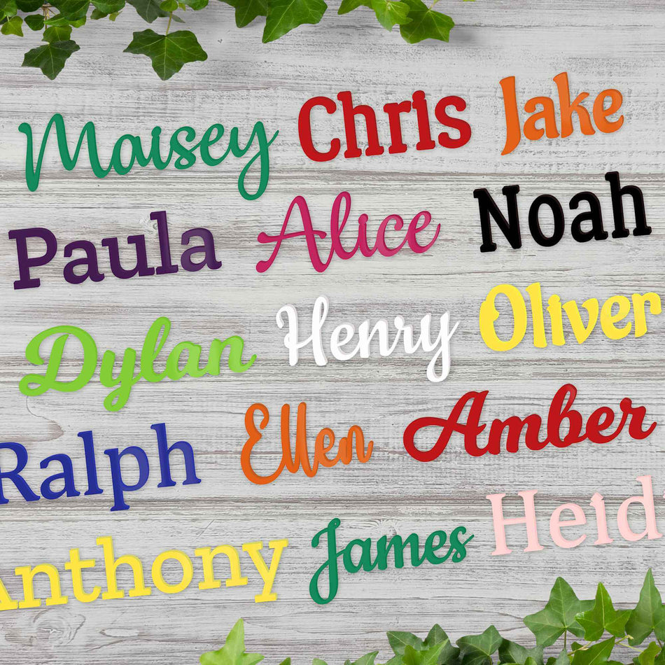 Acrylic Letters - Personalised Wall Sign