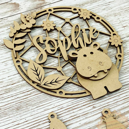 Hippo Themed Dream Catcher Kit