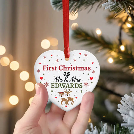 Newly Married First Christmas Bauble