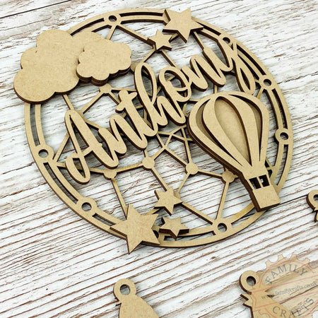 Personalised Air Balloon Dream Catcher Kit