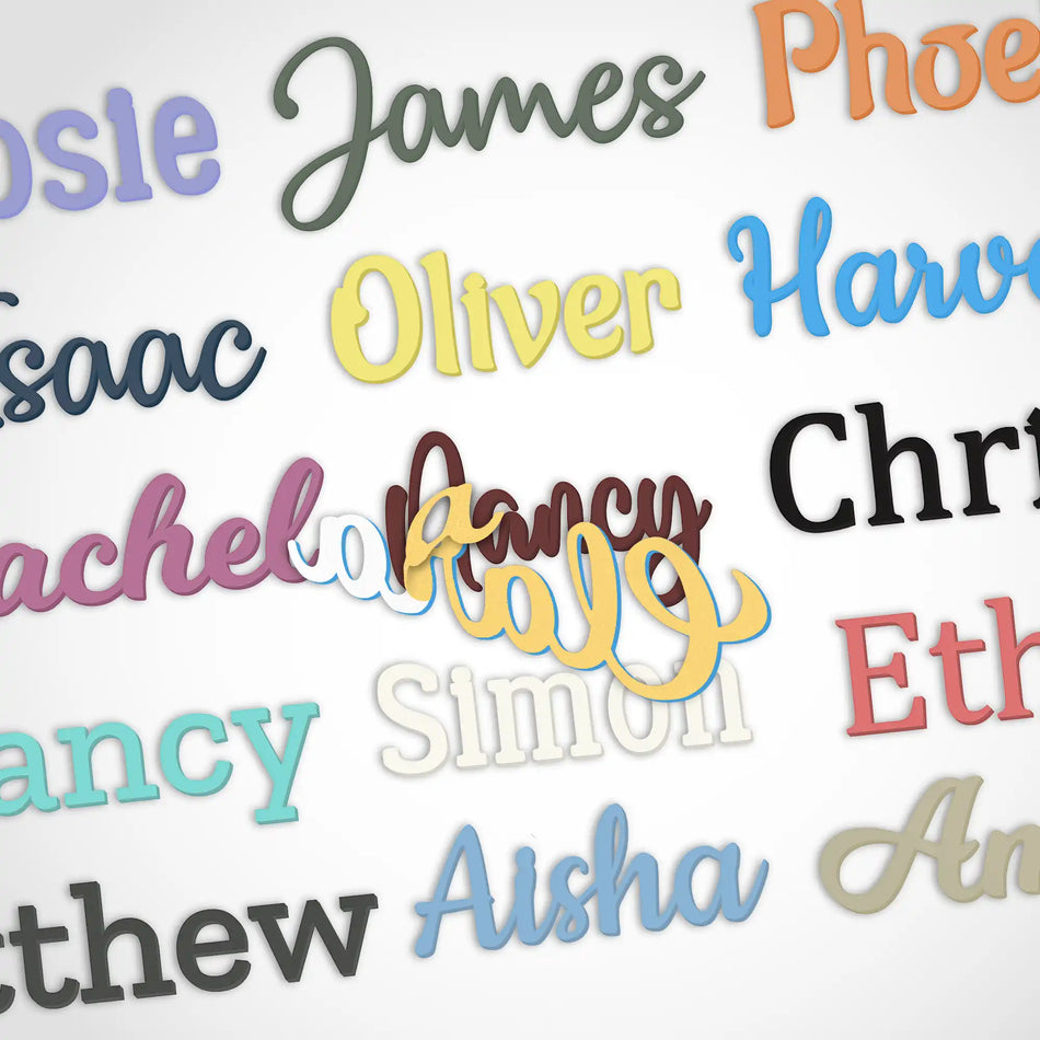 Matt Acrylic Letters and Self Adhesive Backing