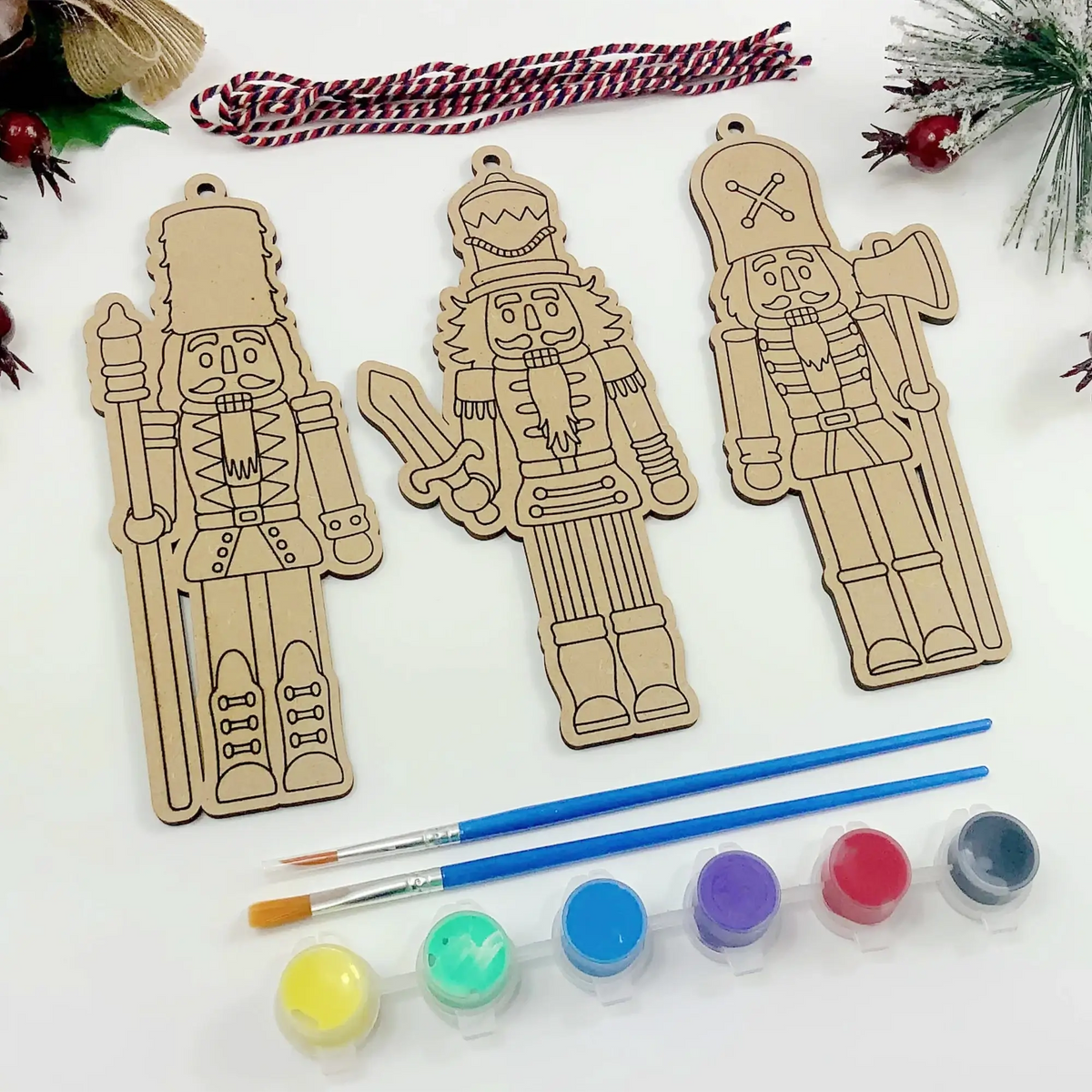 Nutcracker Soldier Christmas Painting Craft Kit