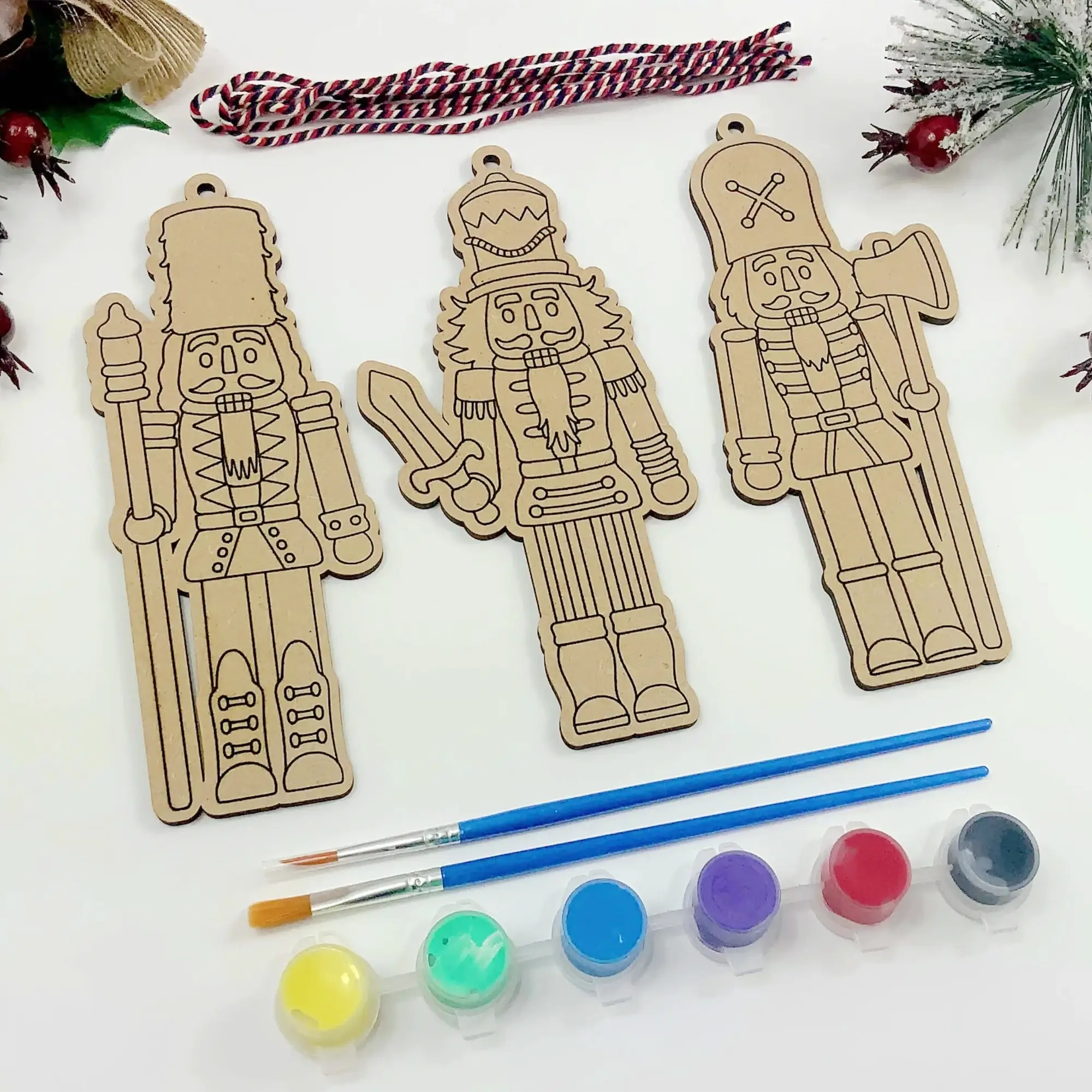 Nutcracker Soldier Christmas Painting Craft Kit