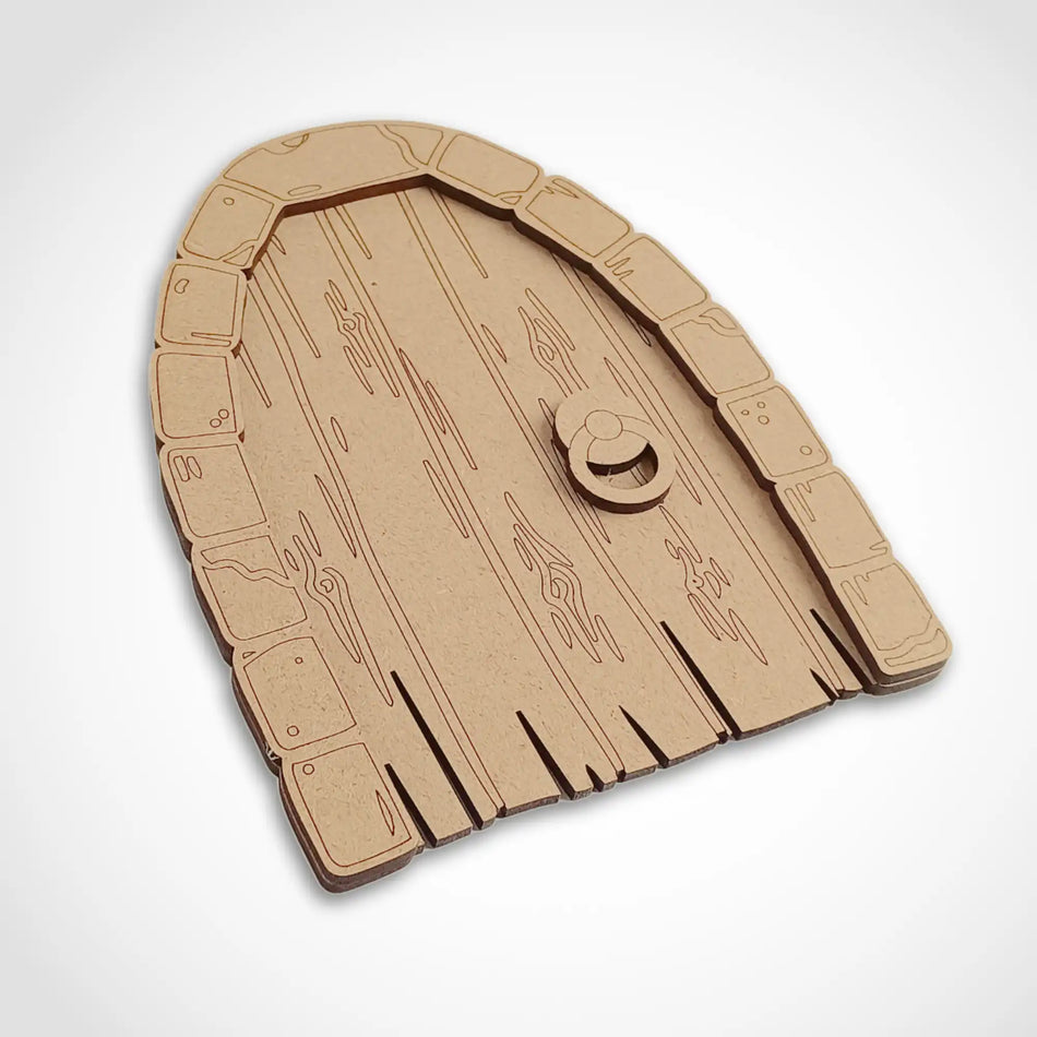 Old Wooden Layered Fairy Door Craft Kit