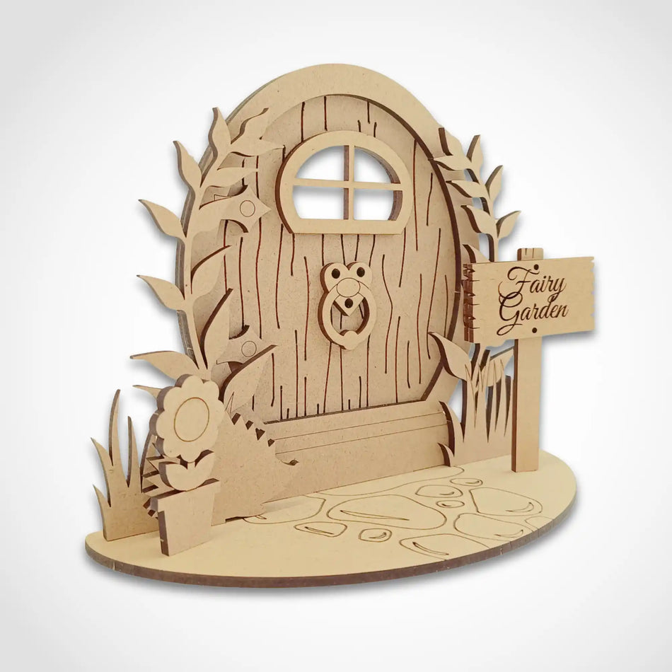 Oval Fairy Door Garden