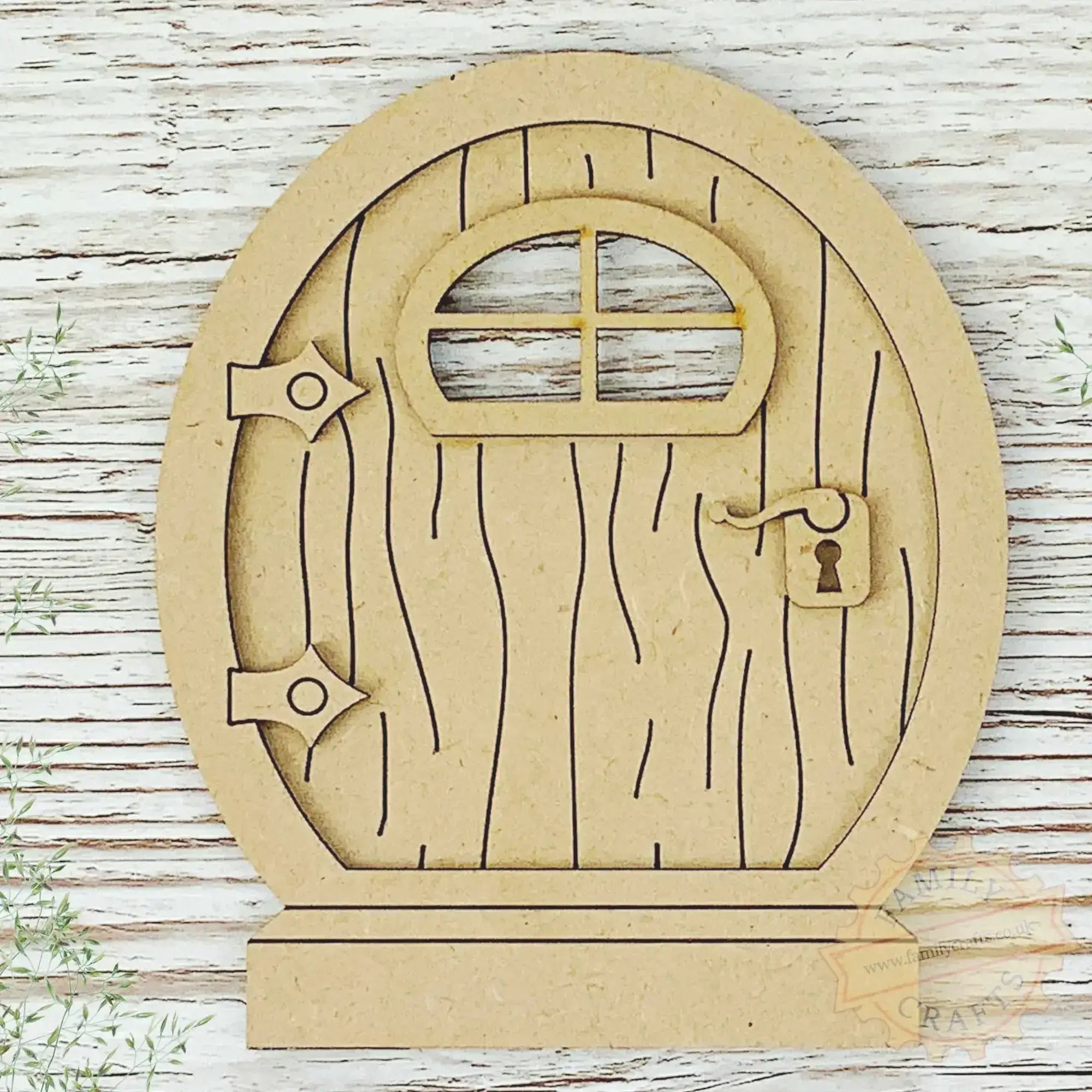 Oval Layered Fairy Door Craft Kit