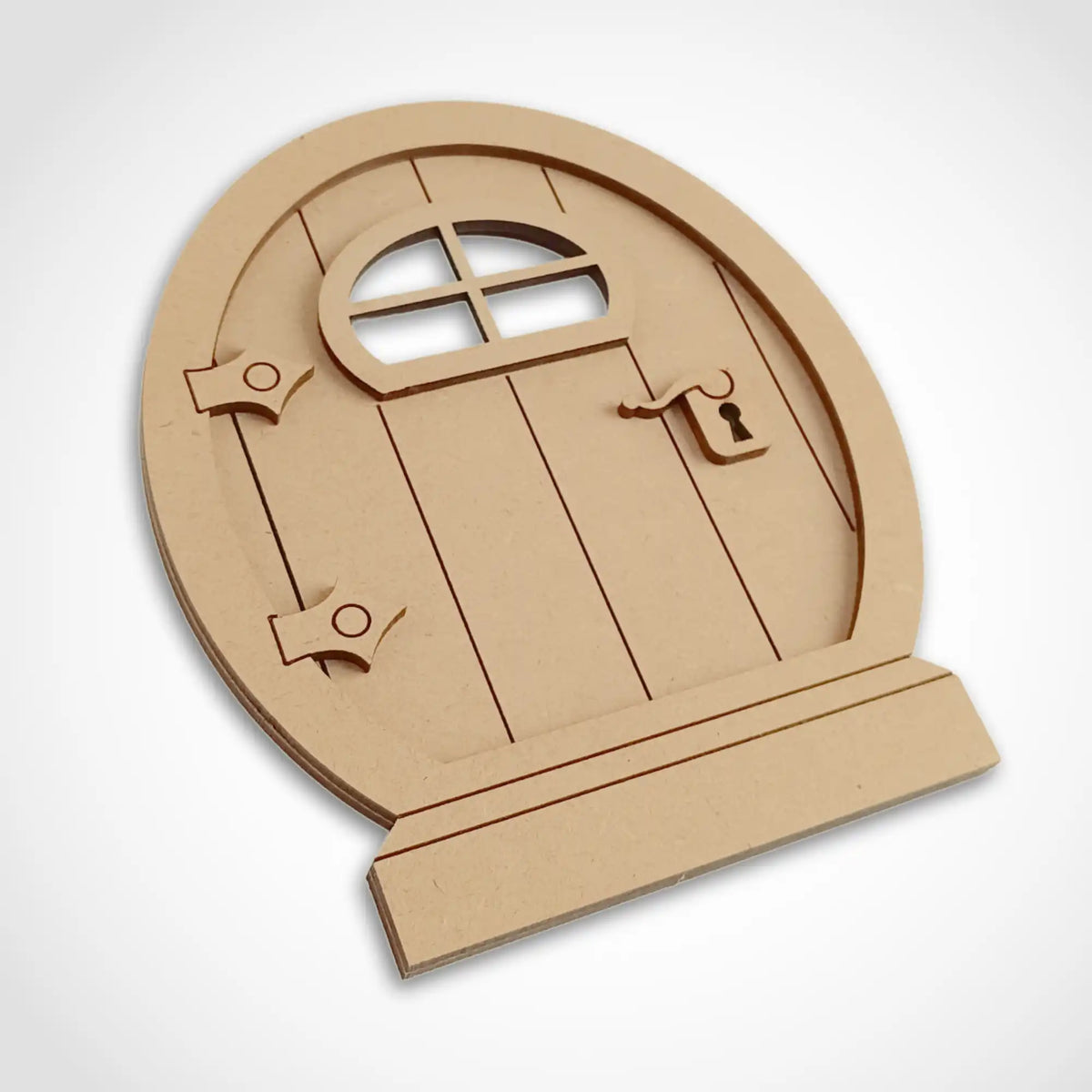 Oval Layered Fairy Door Craft Kit