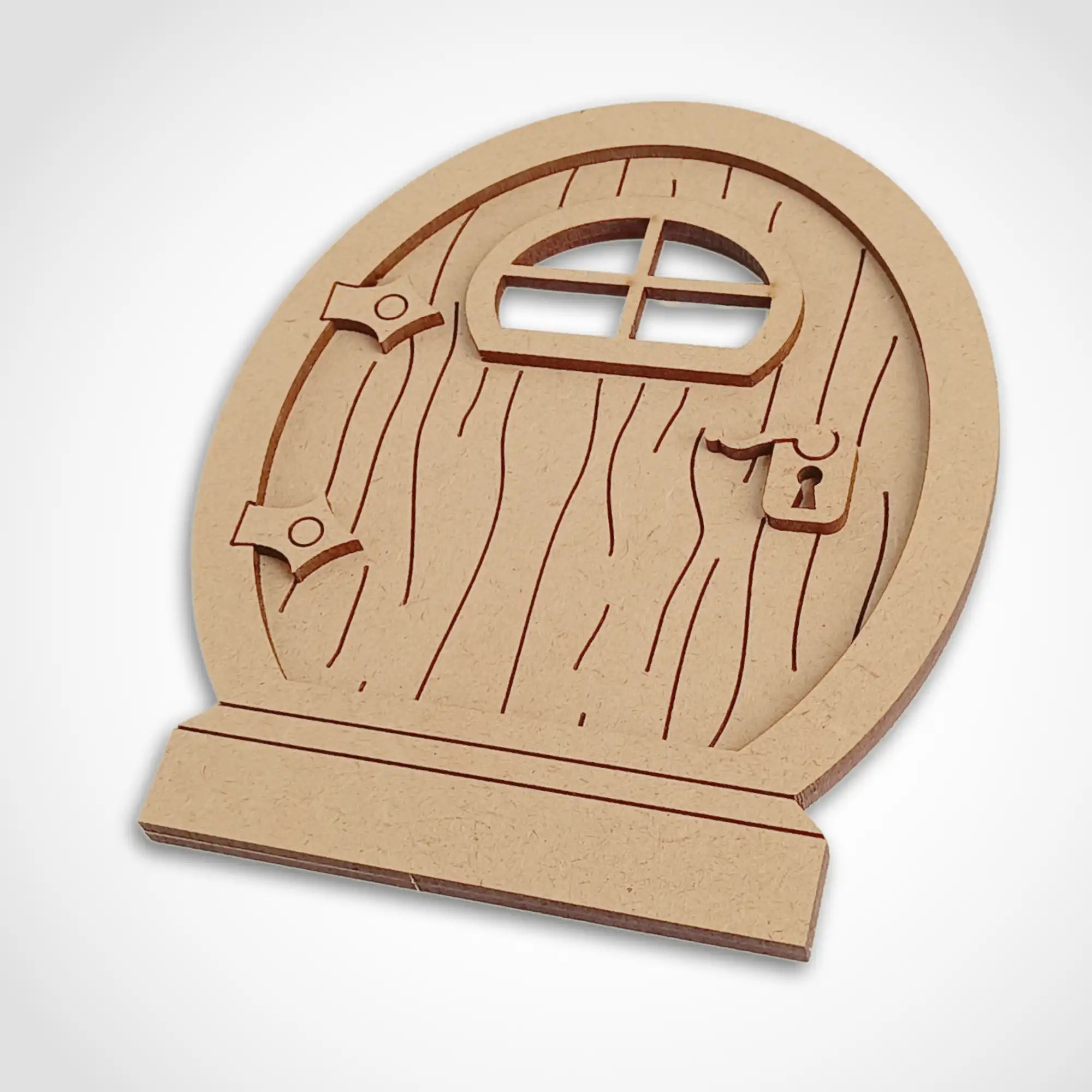 Layered Fairy Door Craft Kit with Woodgrain