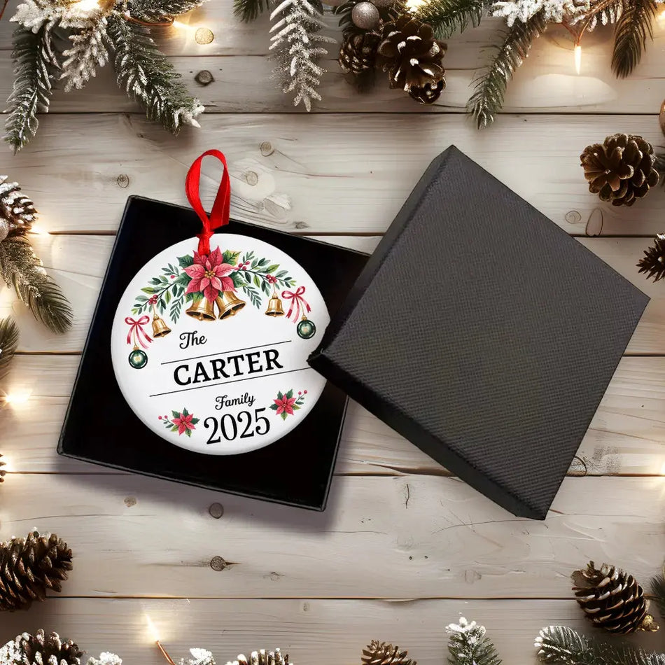 Personalised Family Name Bauble