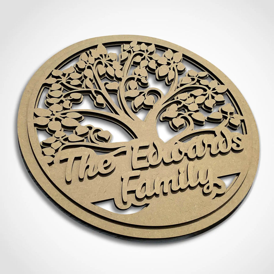 Personalised Tree of Life Family Tree