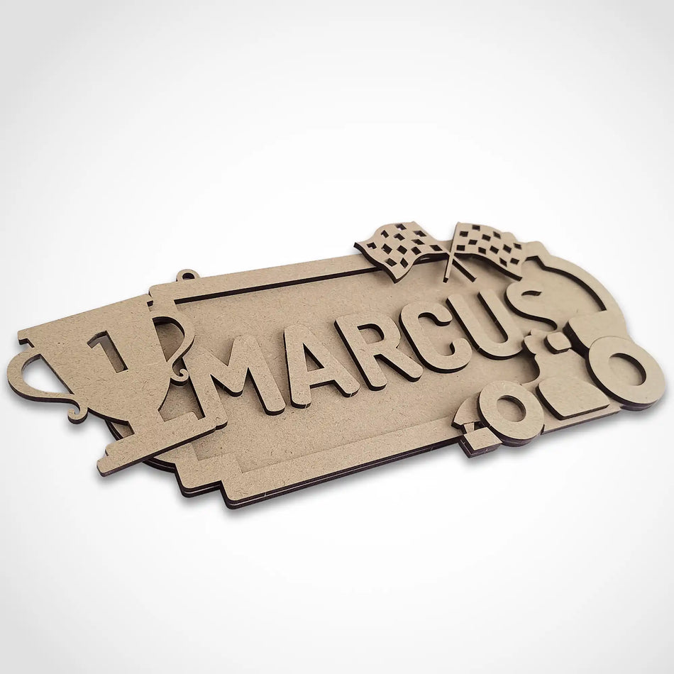Personalised Formula 1 Name Sign