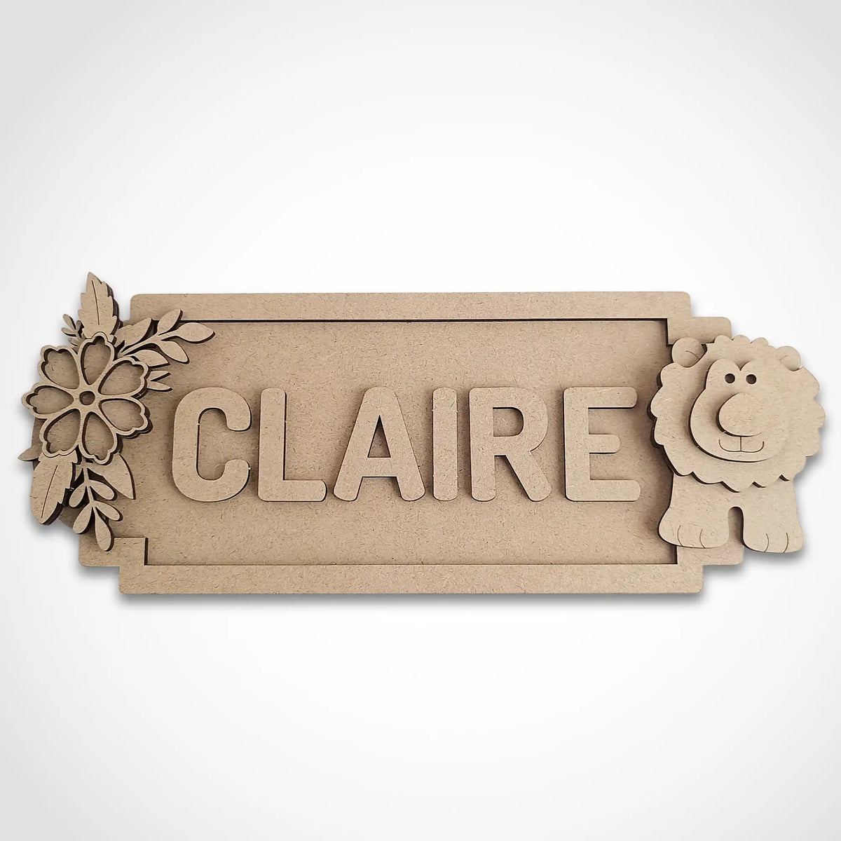 personalised lion street sign