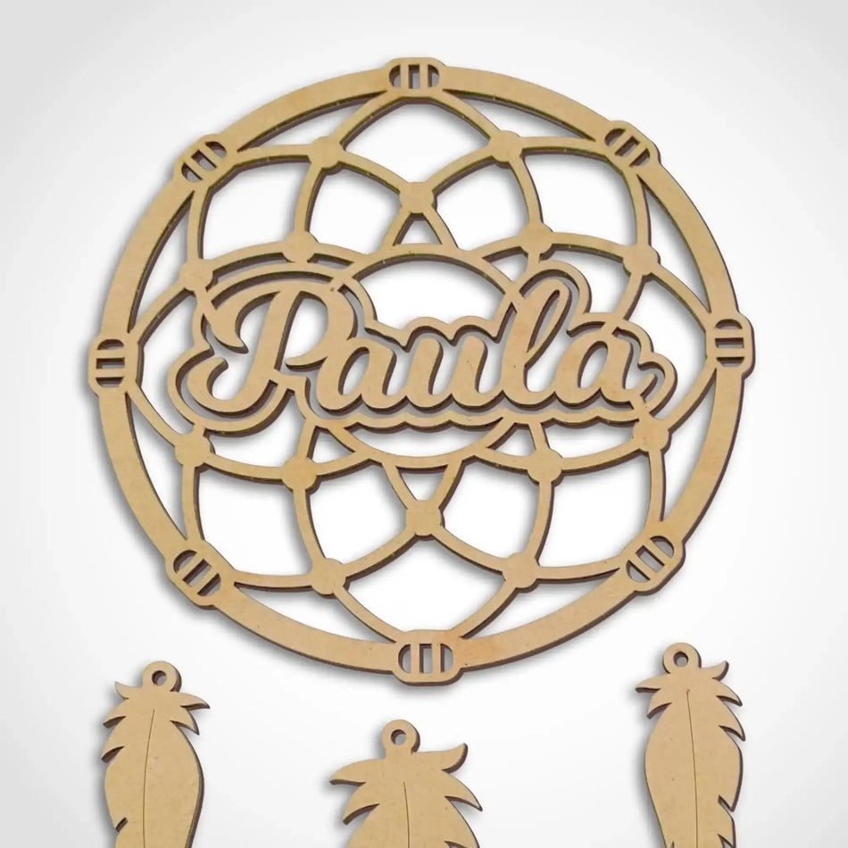 Personalised Wooden Dreamcatcher Kit