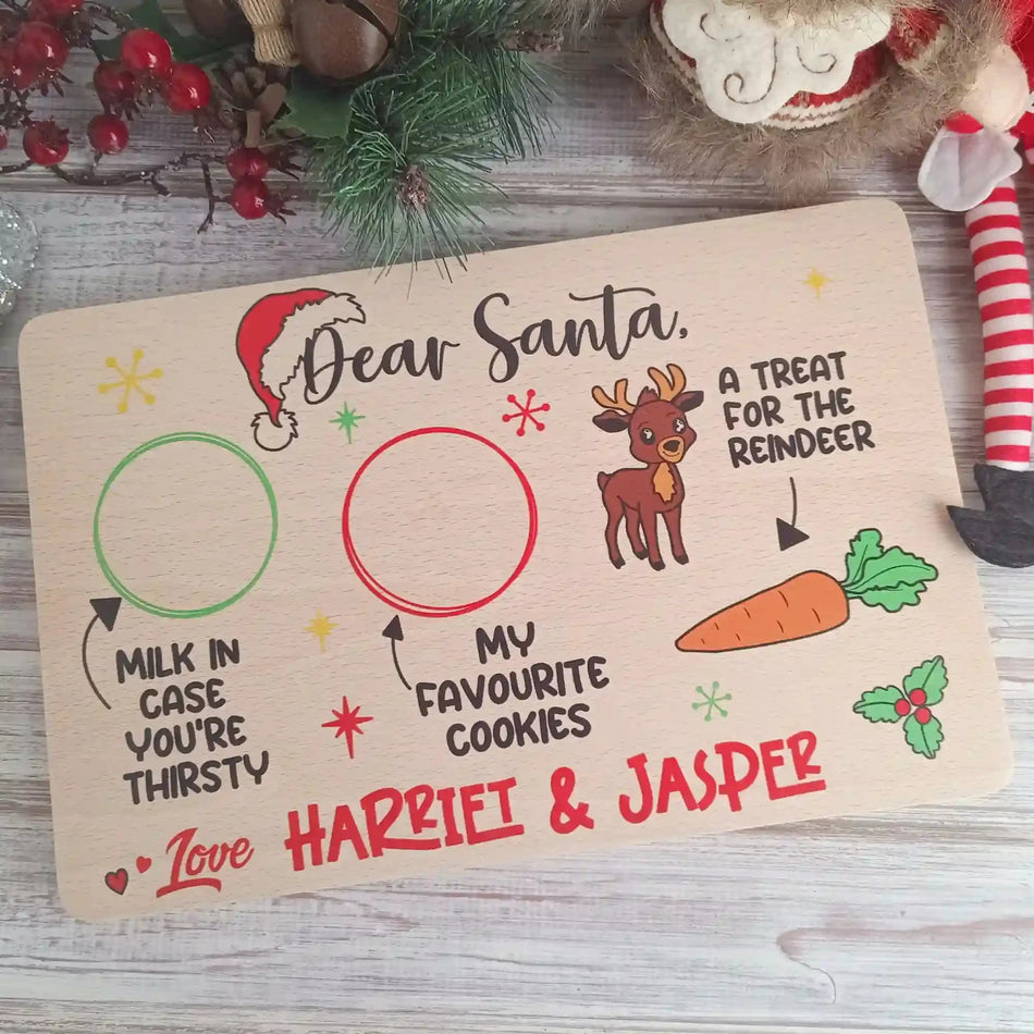 Personalised Santa Treat Board