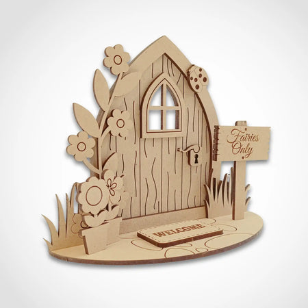 Freestanding Pointed Fairy Door Kit