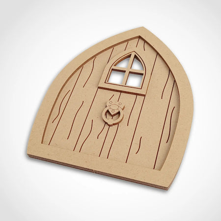 Layered Fairy Door Craft Kit with Woodgrain