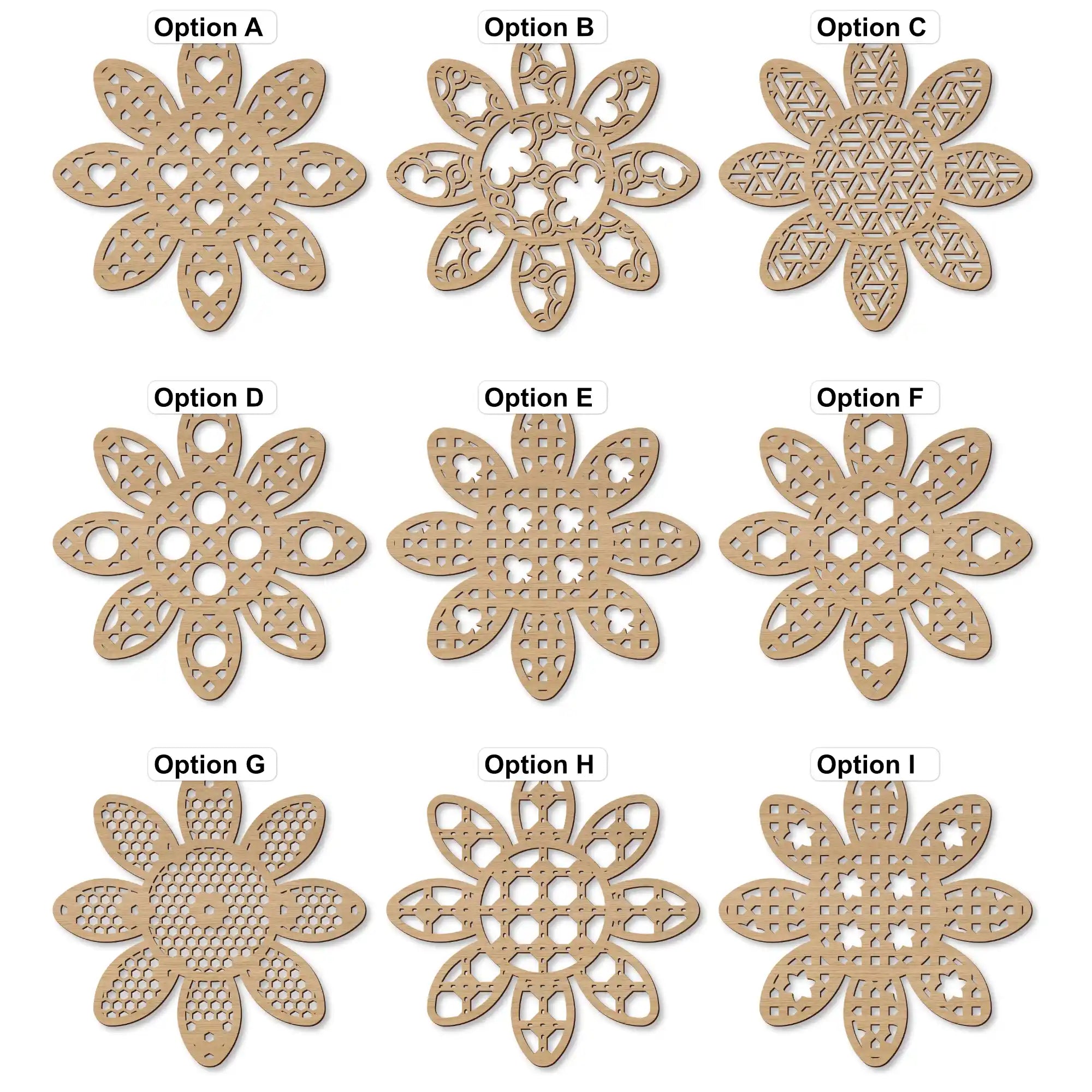 rattan flower patterns