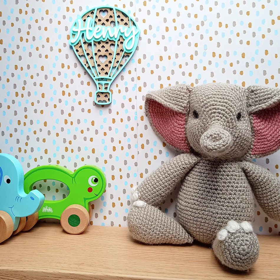 Custom Name Rattan Wall Art