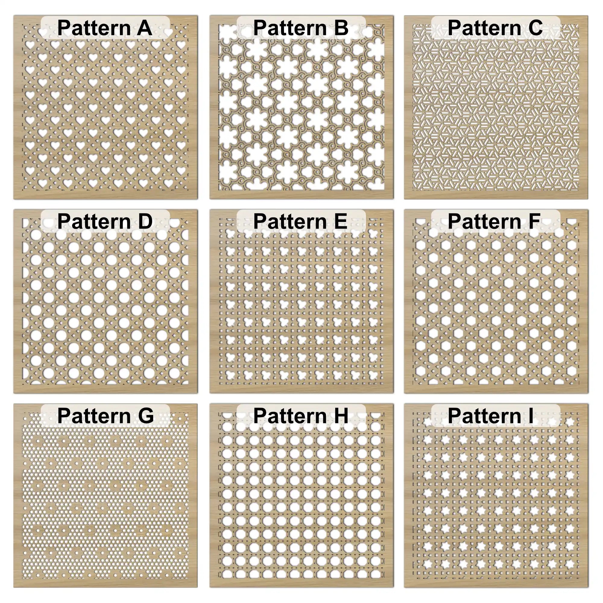 Rattan Pattern Choice